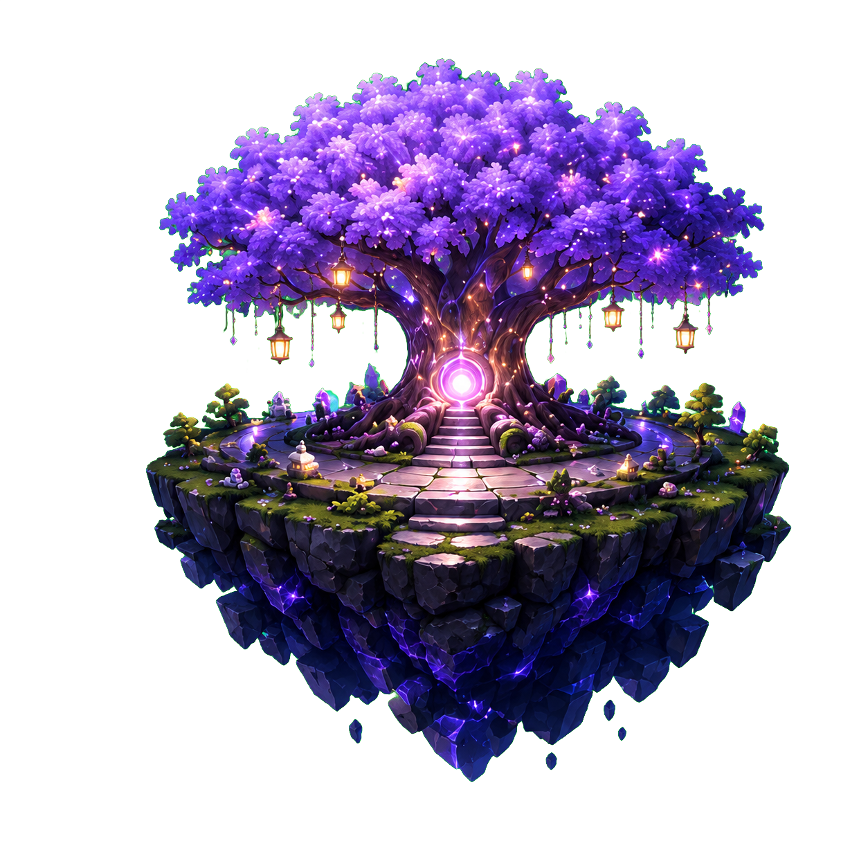 Spirit Tree Garden floating island