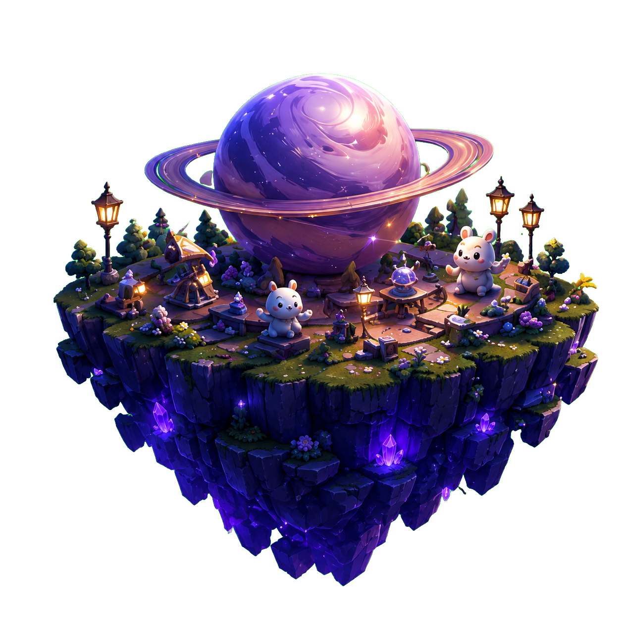 Soul Planet floating island