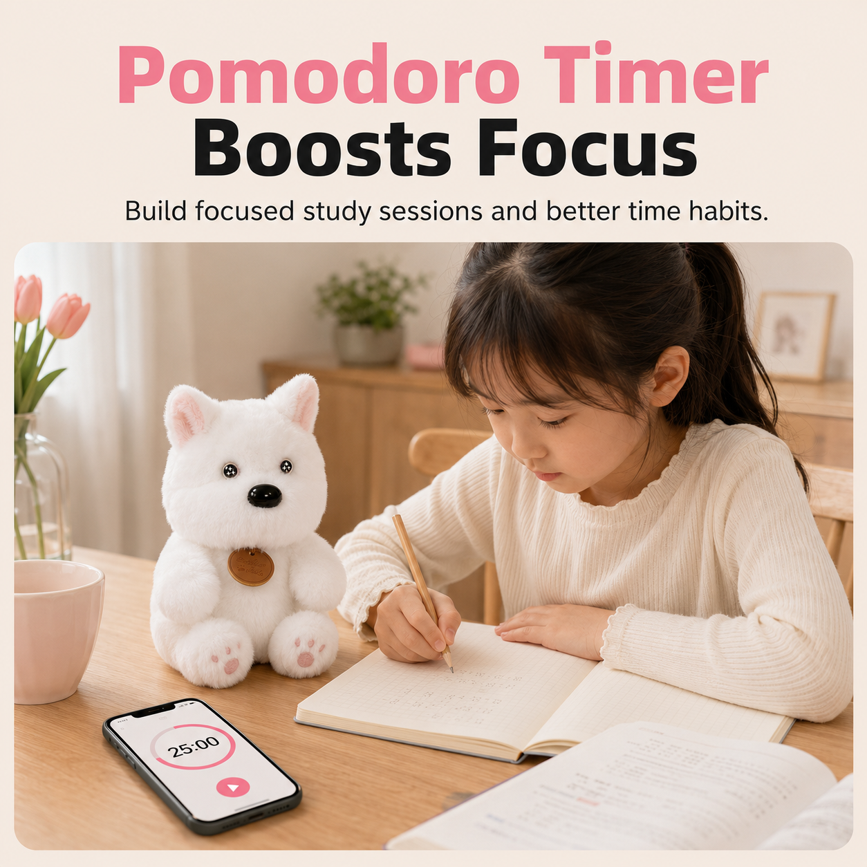 AIin Dog pomodoro focus