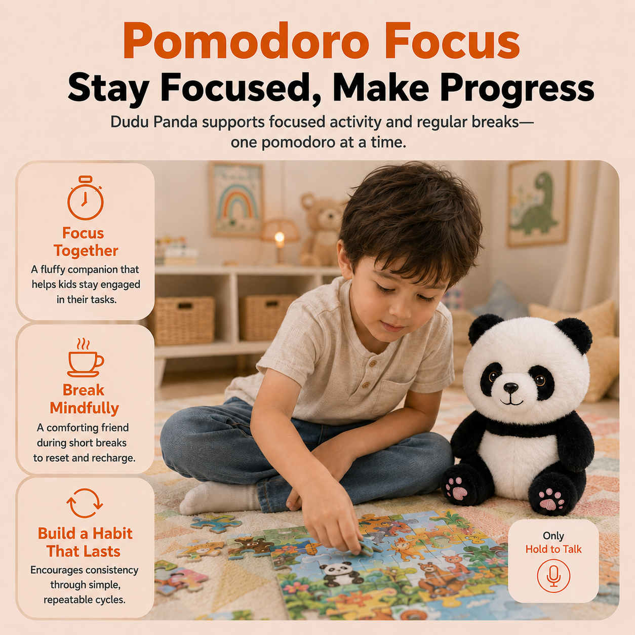 Dudu Panda Pomodoro focus