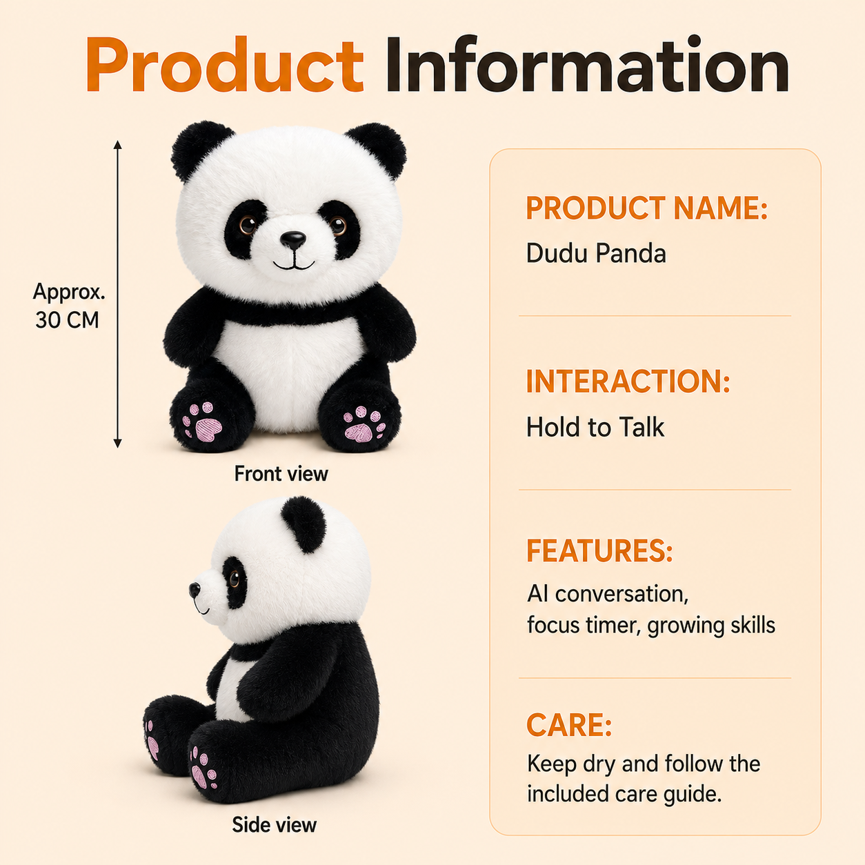 Dudu Panda product information