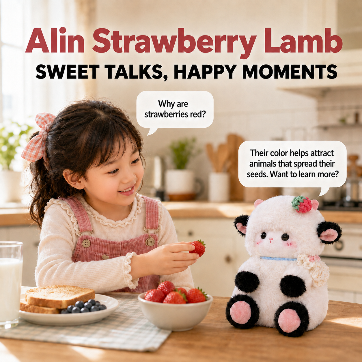 Strawberry Lamb sweet talks and happy moments